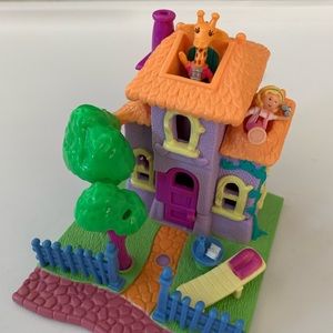 Vintage Polly Pocket Giraffe House Set